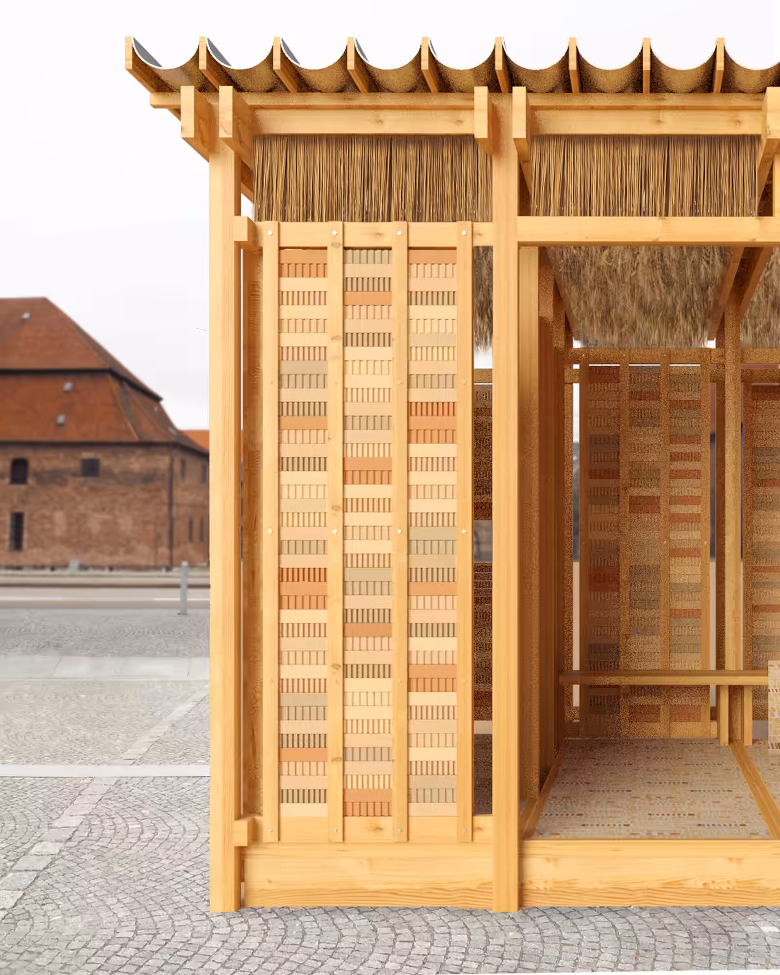 Rendering af pavillonen