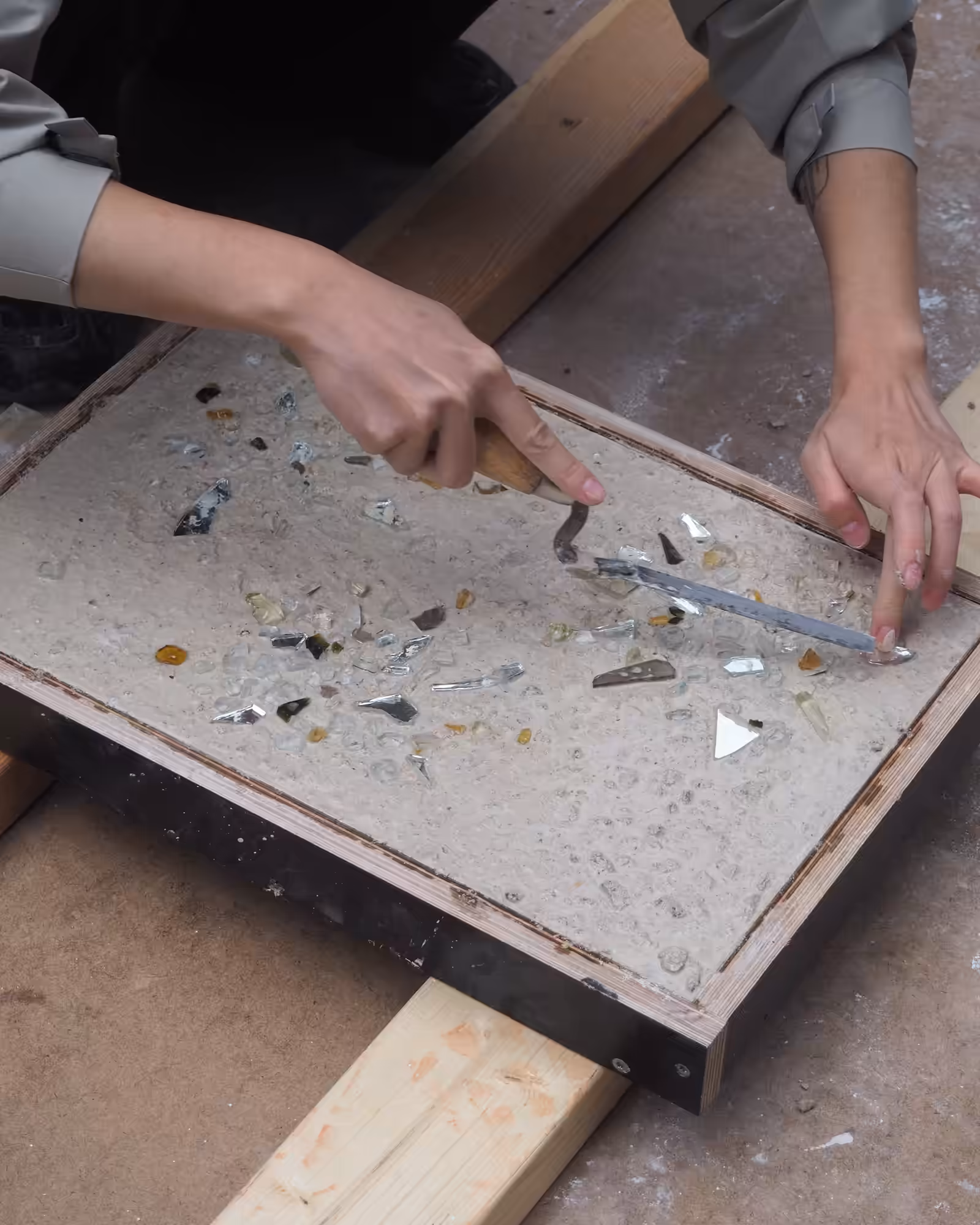 Genbrugsglas brugt som dekoration